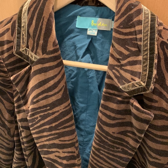 Boden velvet Tiger blazer EUC - Picture 2 of 8